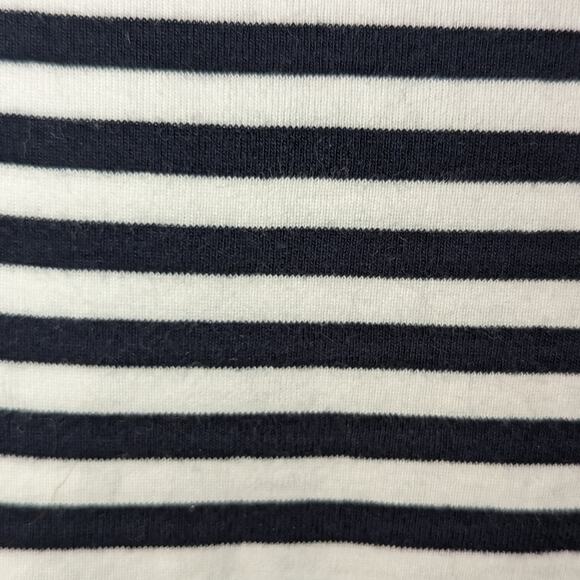 Jones New York Black and White stripped 3/4 in sleeve shirt size small - Picture 3 of 4